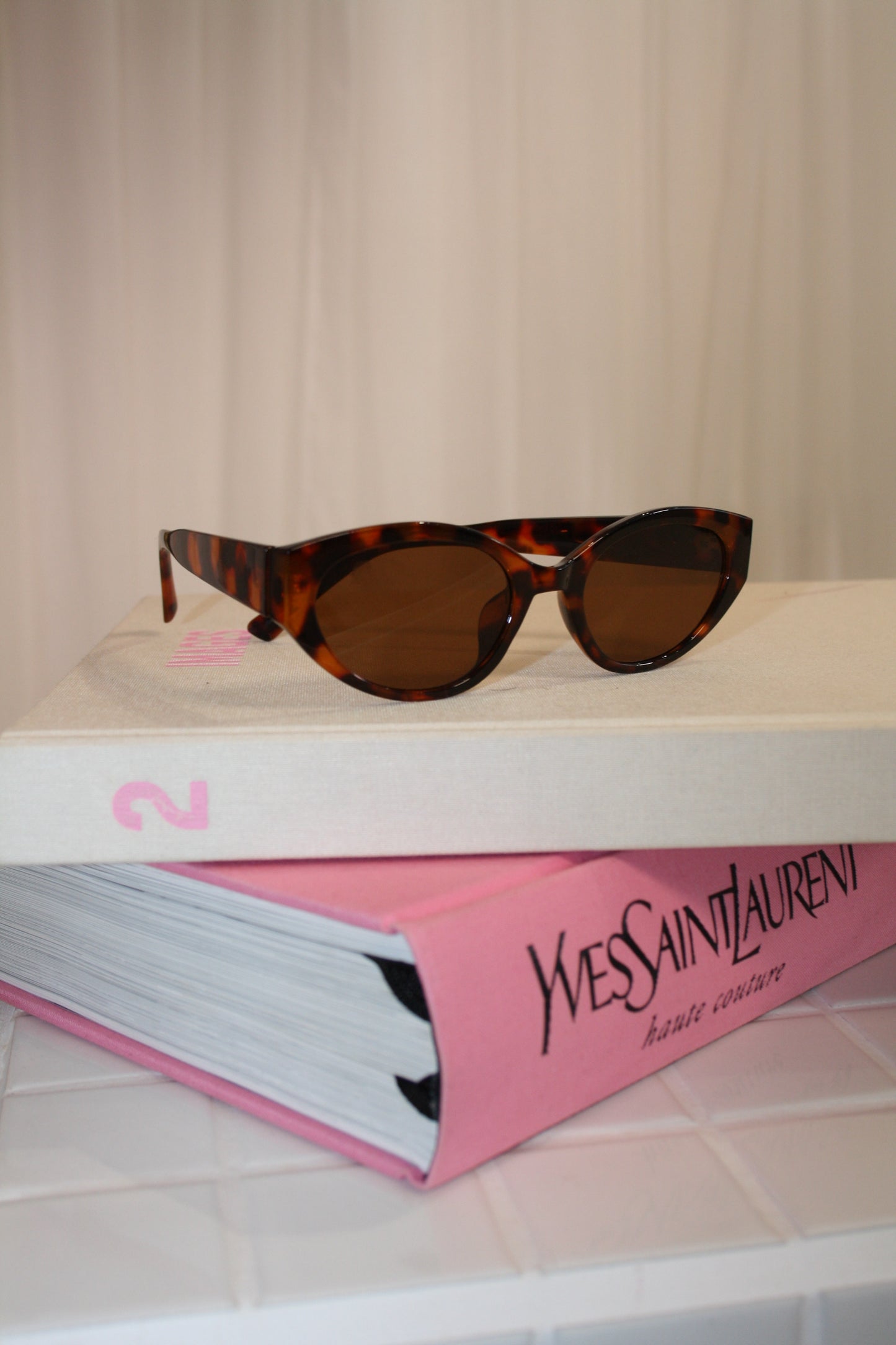 Carmel Tortoise Cat-Eye Sunglasses