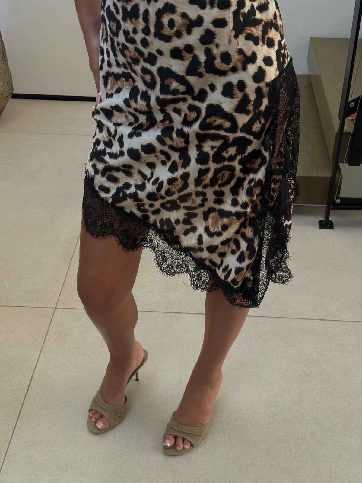Leopard Slip Dress