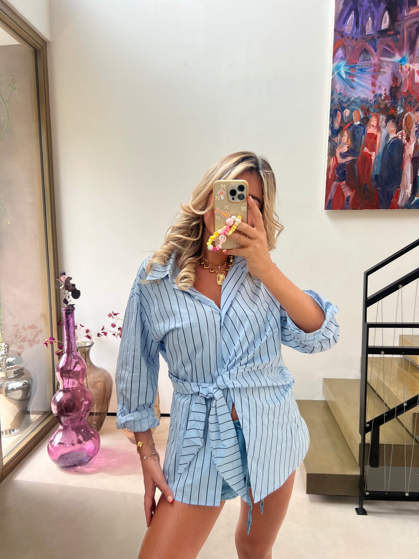 CAPRI Shirt Bluei
