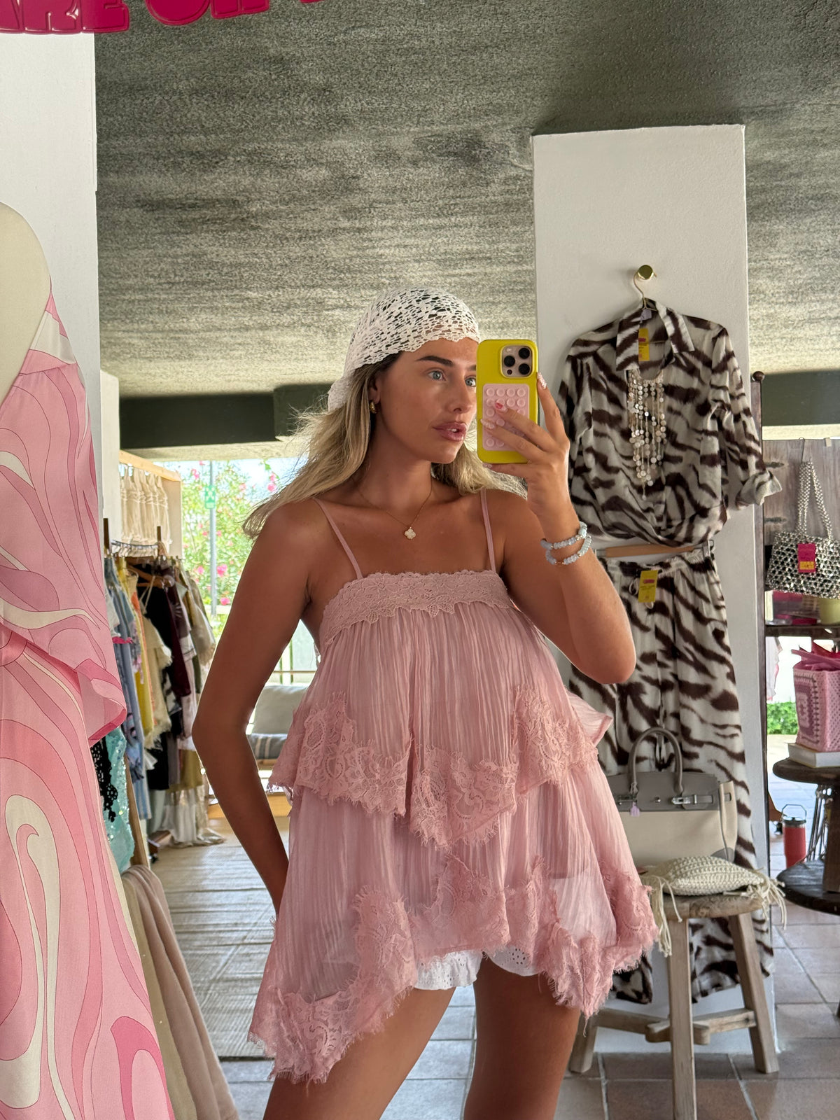 Georgie Lace Pink