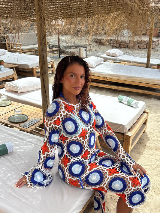 Mykonos Crochet dress ￼