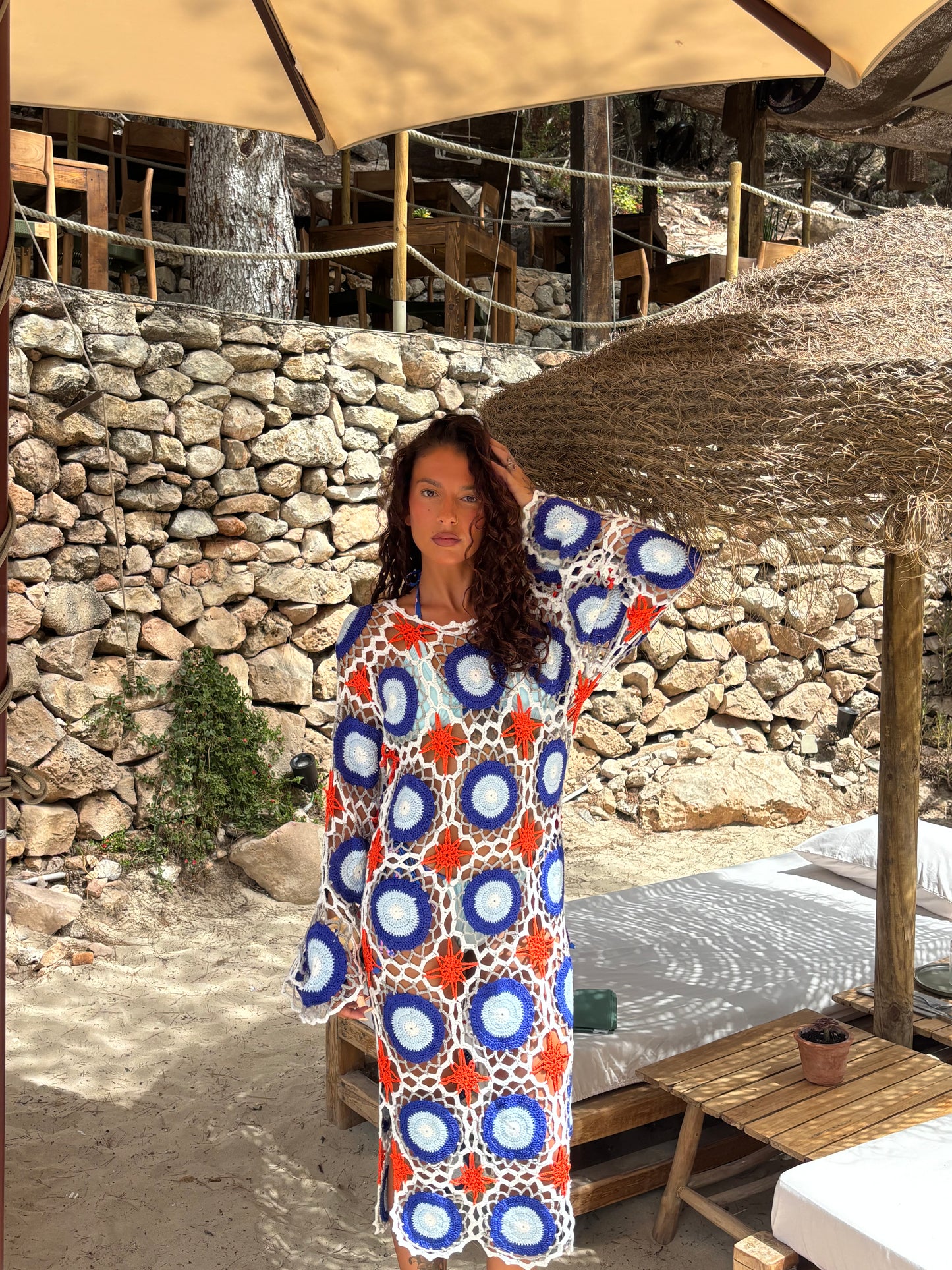 Mykonos Crochet dress ￼
