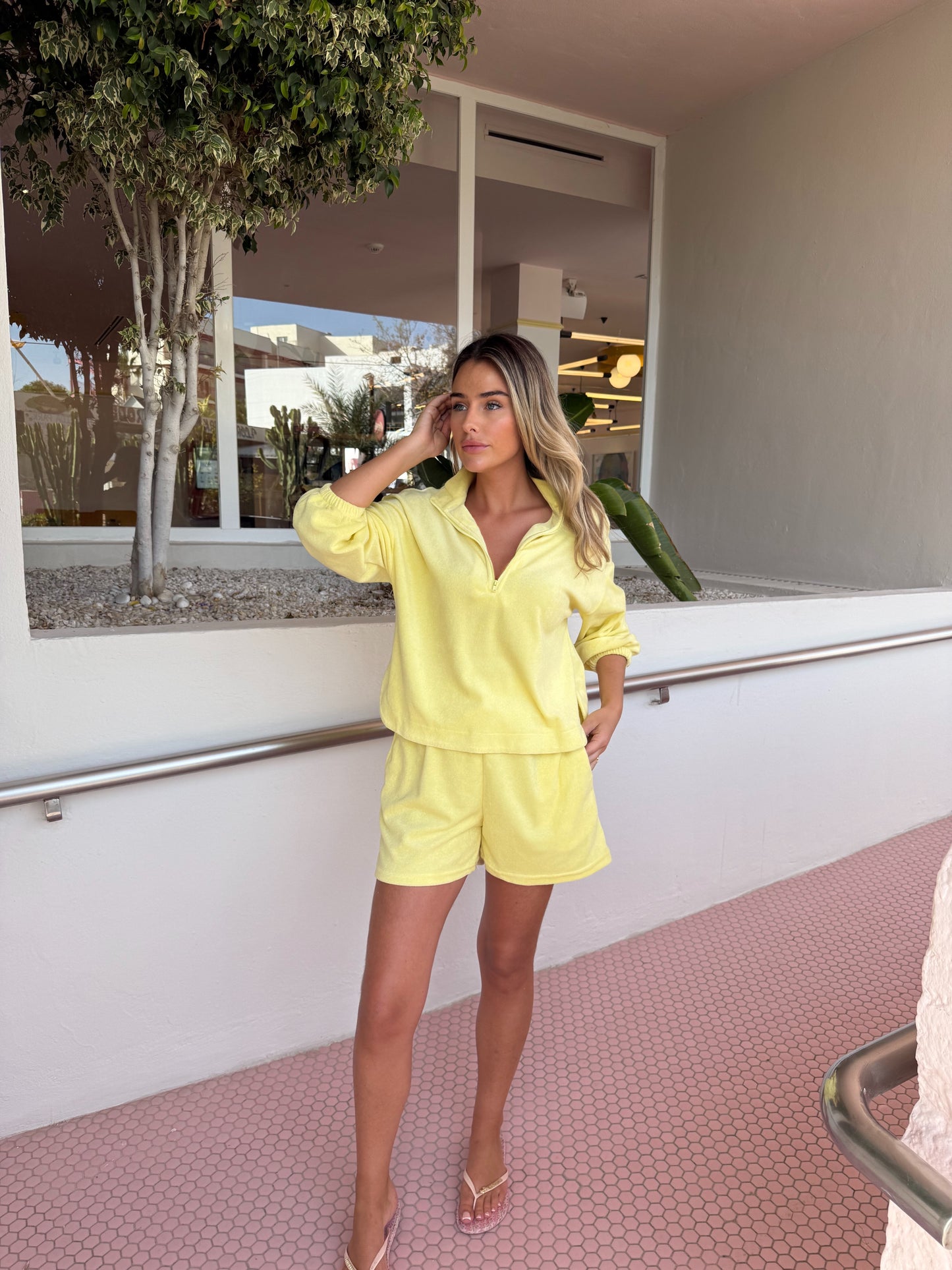 Lemon Sorbet Towelling Set