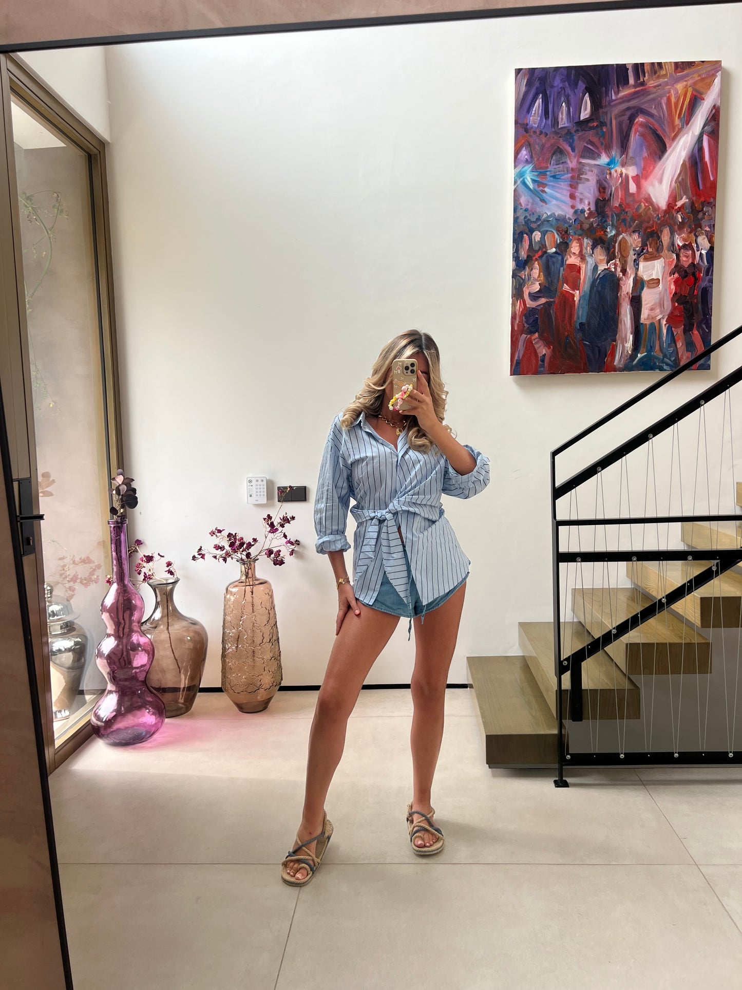 CAPRI Shirt Bluei