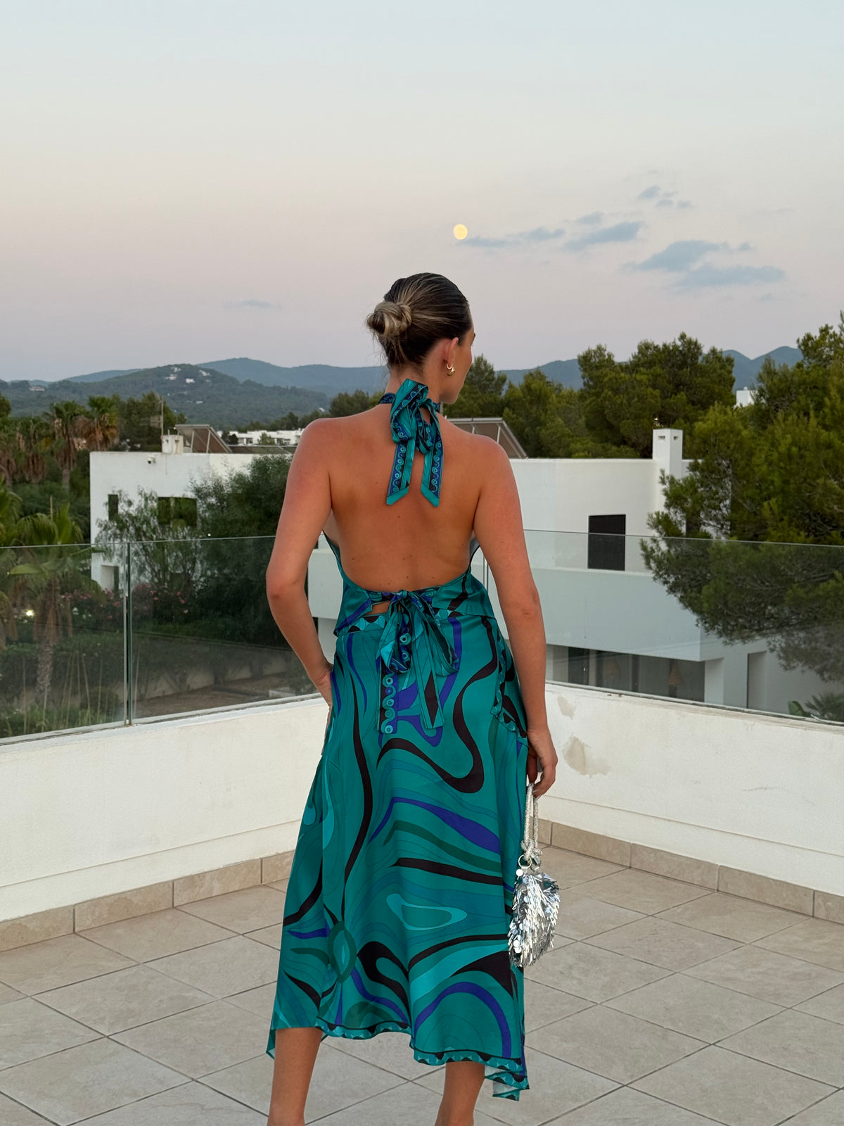 Blush Maxi Set Aqua