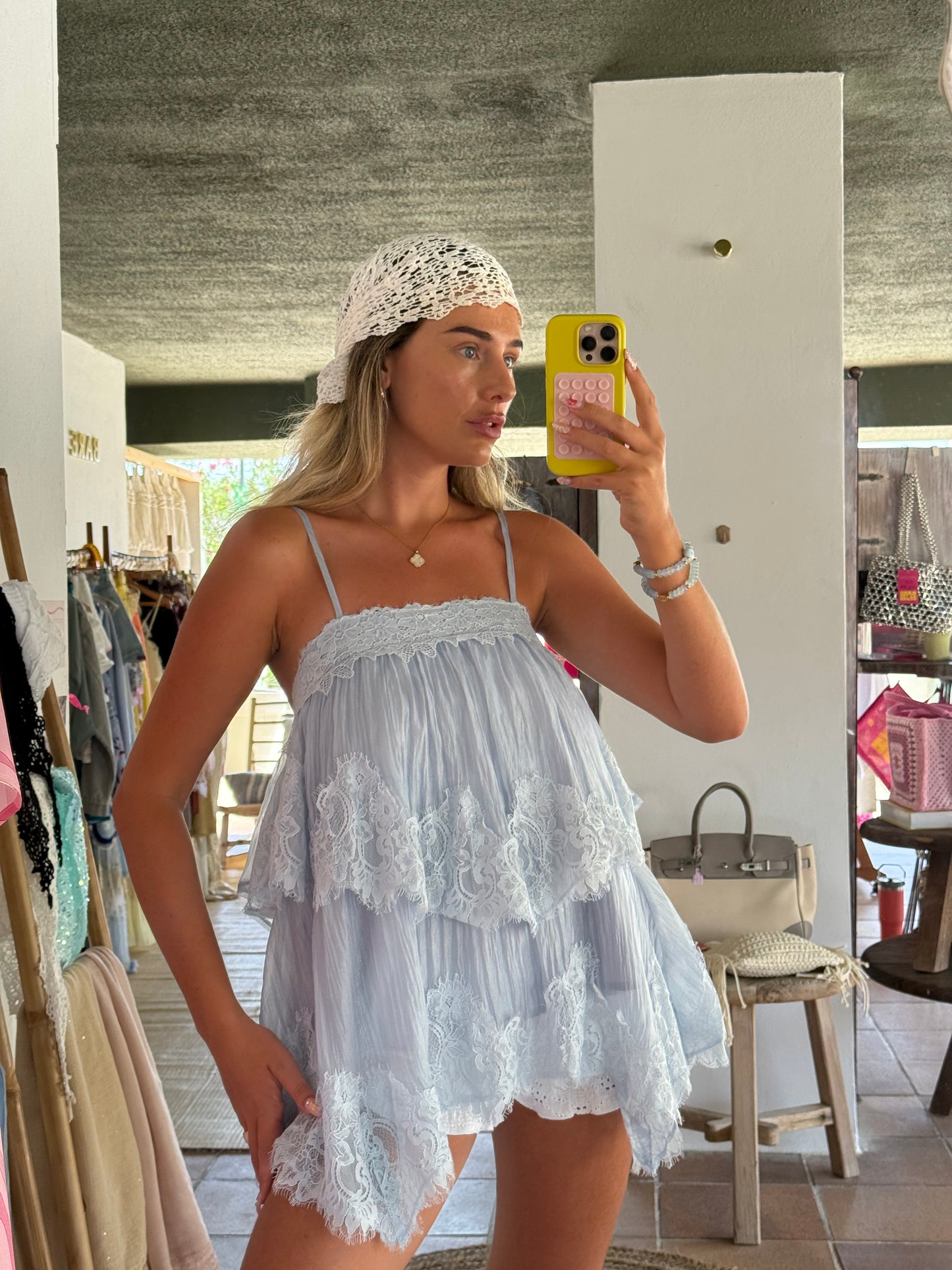 Georgie Lace Blue