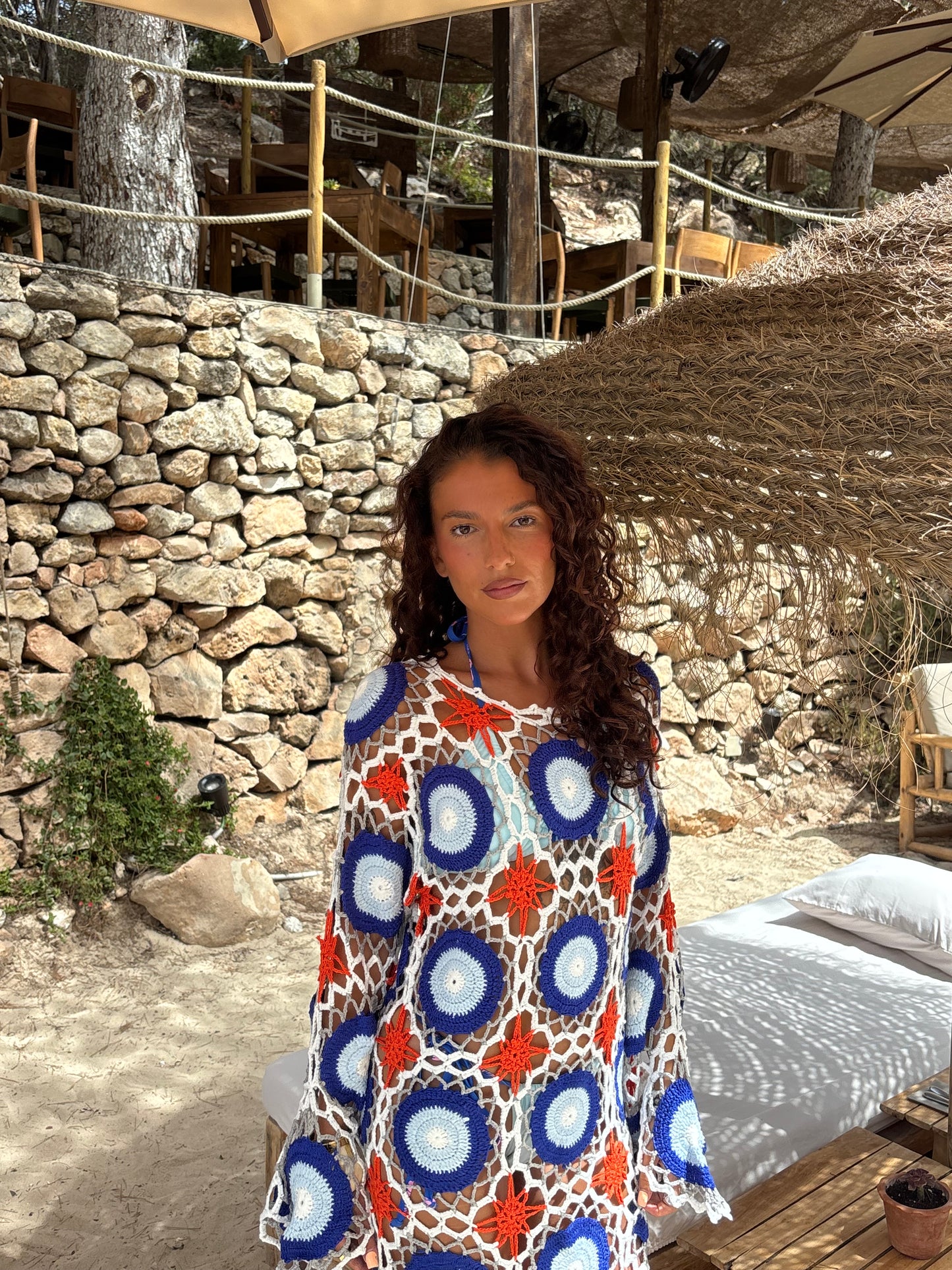 Mykonos Crochet dress ￼