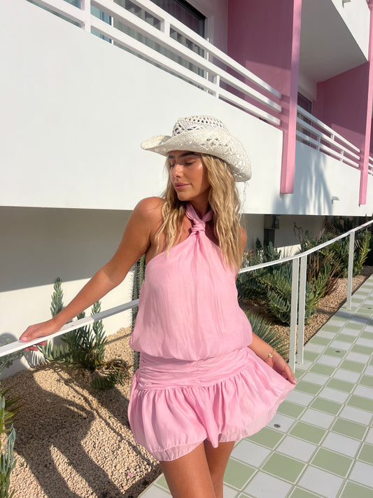 Cannes Mini Dress -Rosa
