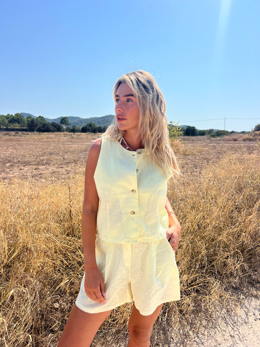 Buttermilk Linen Set