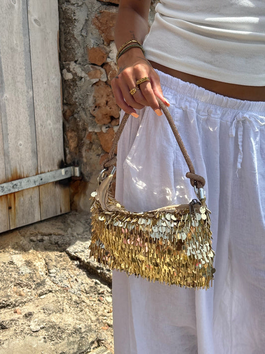 Gold Disco Bag
