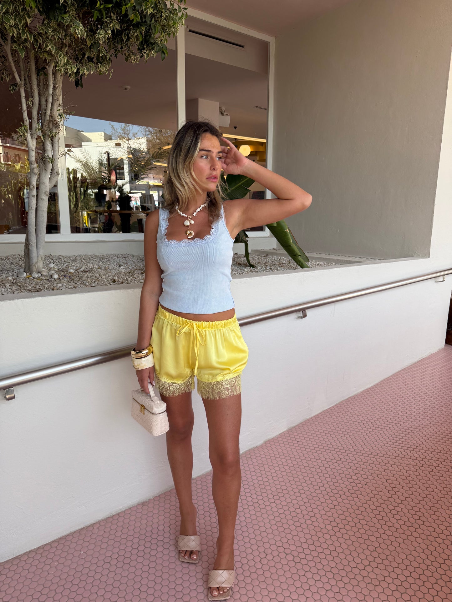 Soleil Satin Shorts