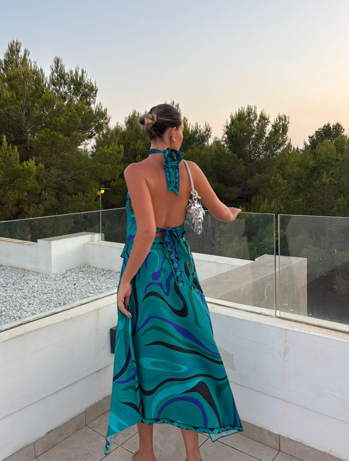 Blush Maxi Set Aqua