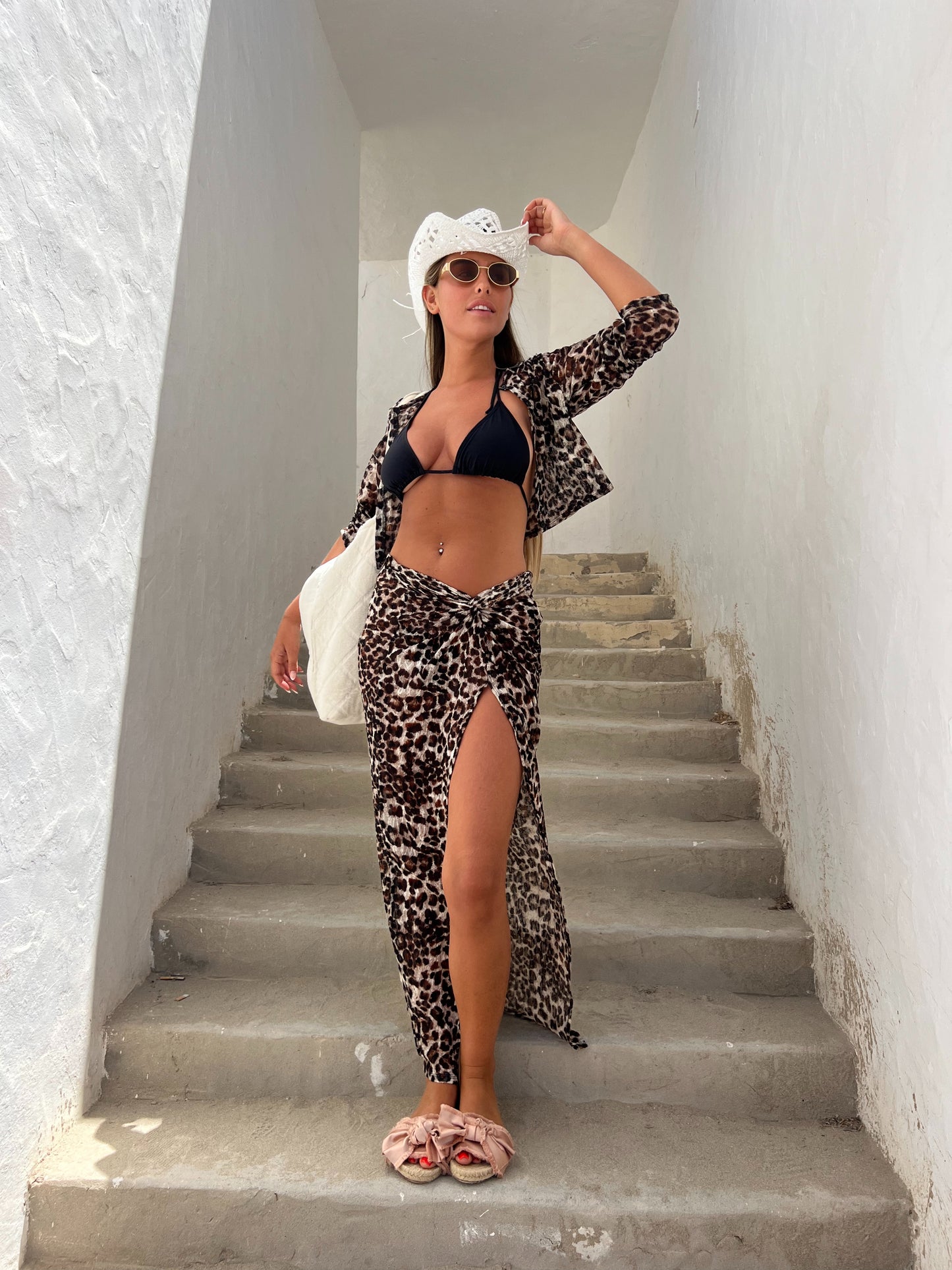 ELSIE Leopard Print Two piece