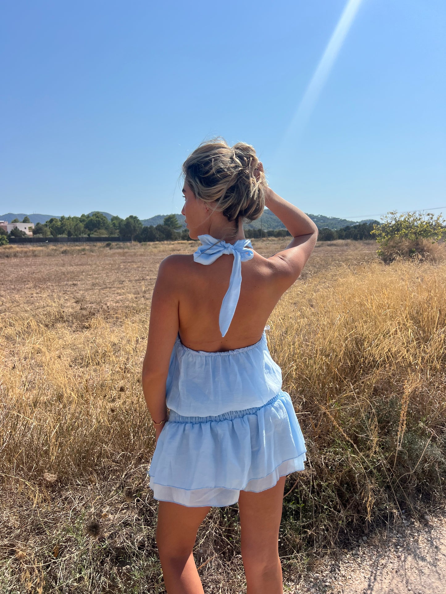 Cannes Mini Dress -Azul