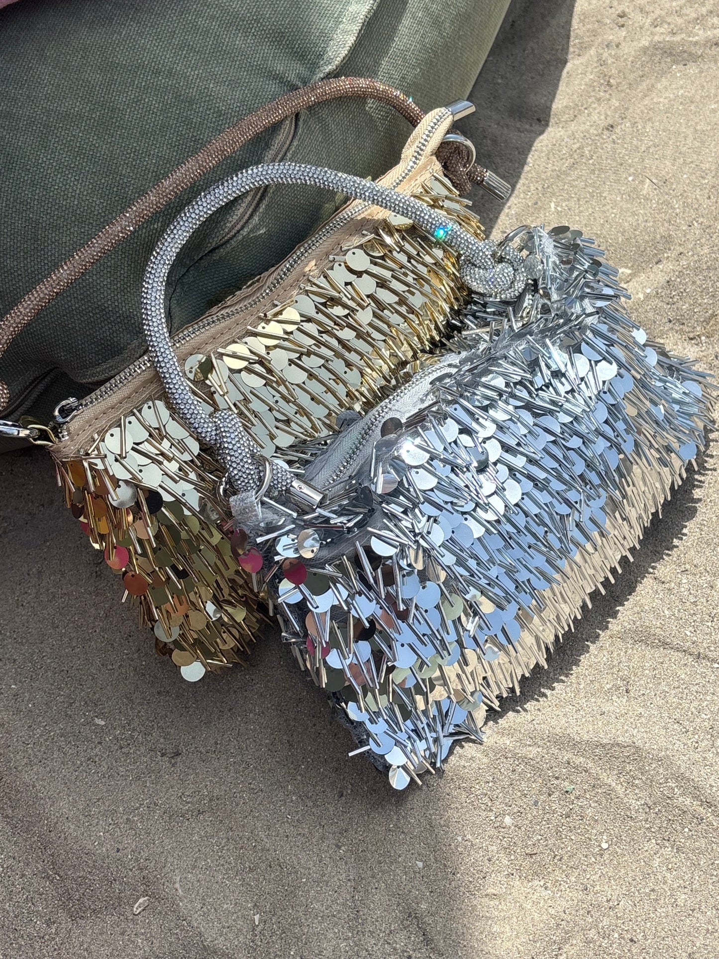 Gold Disco Bag