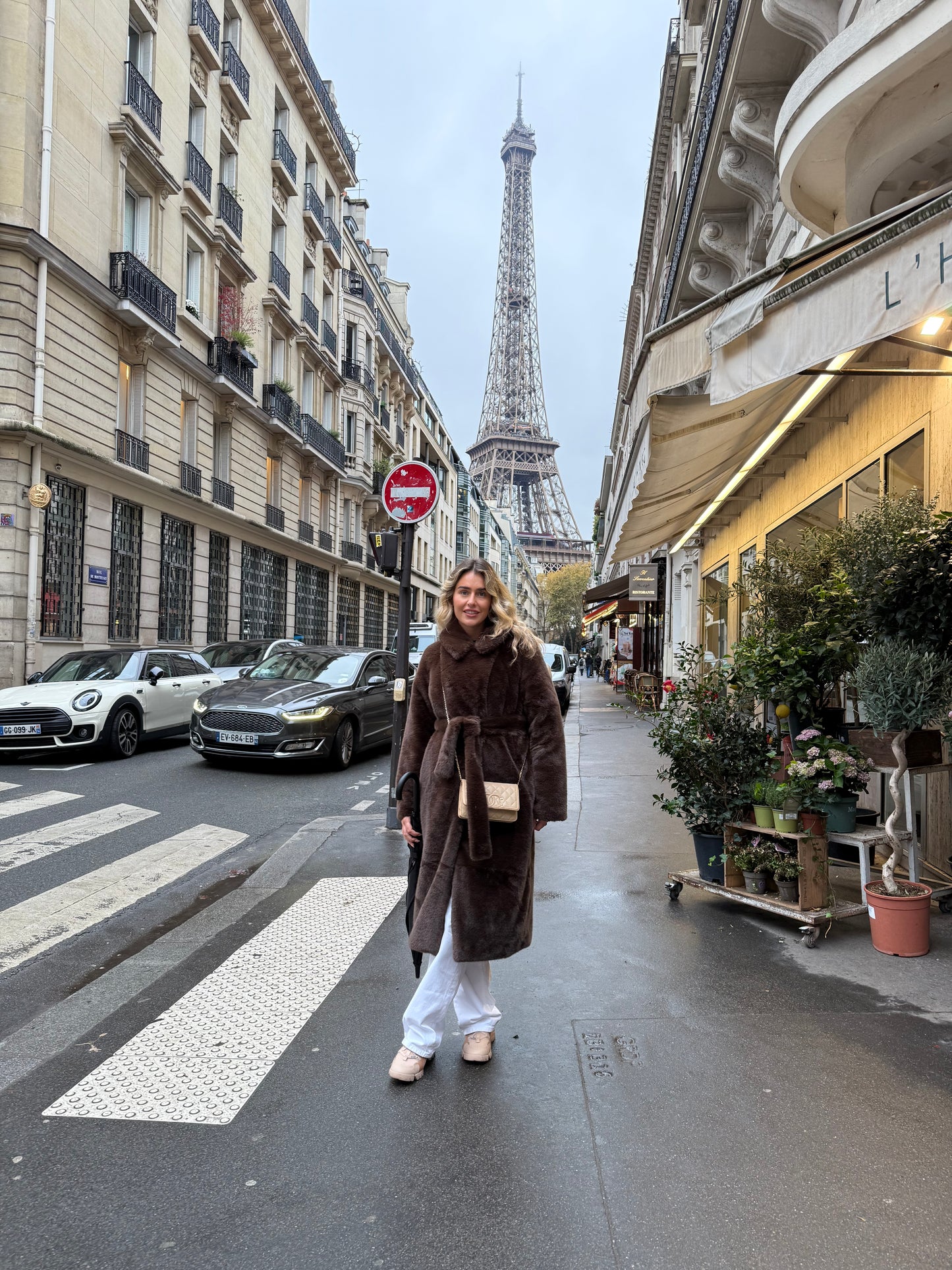 MIRABELLE LUXURY FAUX FUR IN CHOCOLATE TRUFFLE