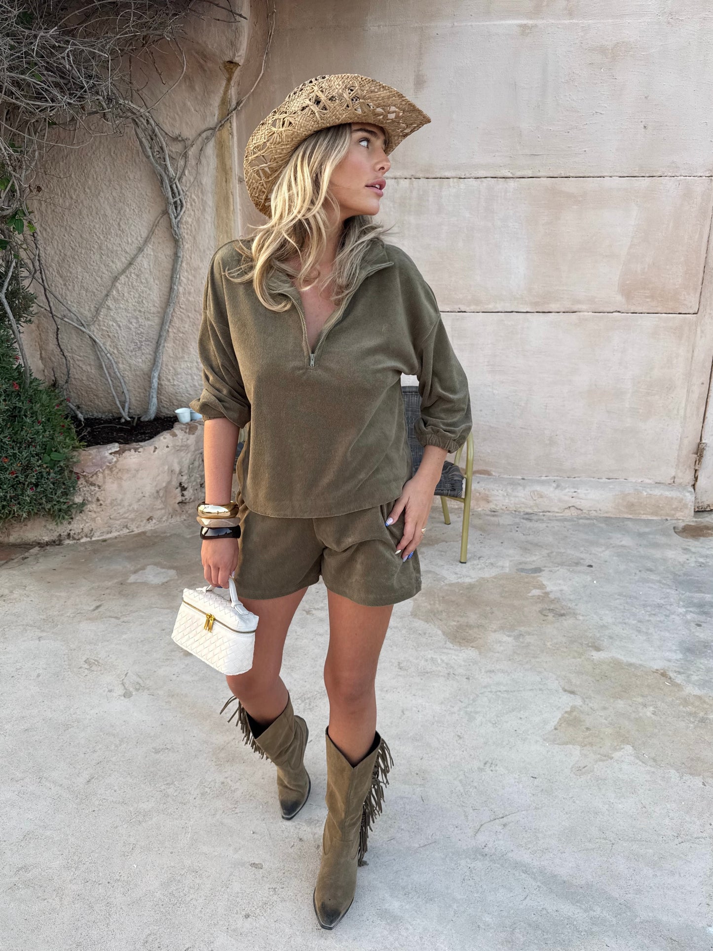 Olive Grove Towelling Set