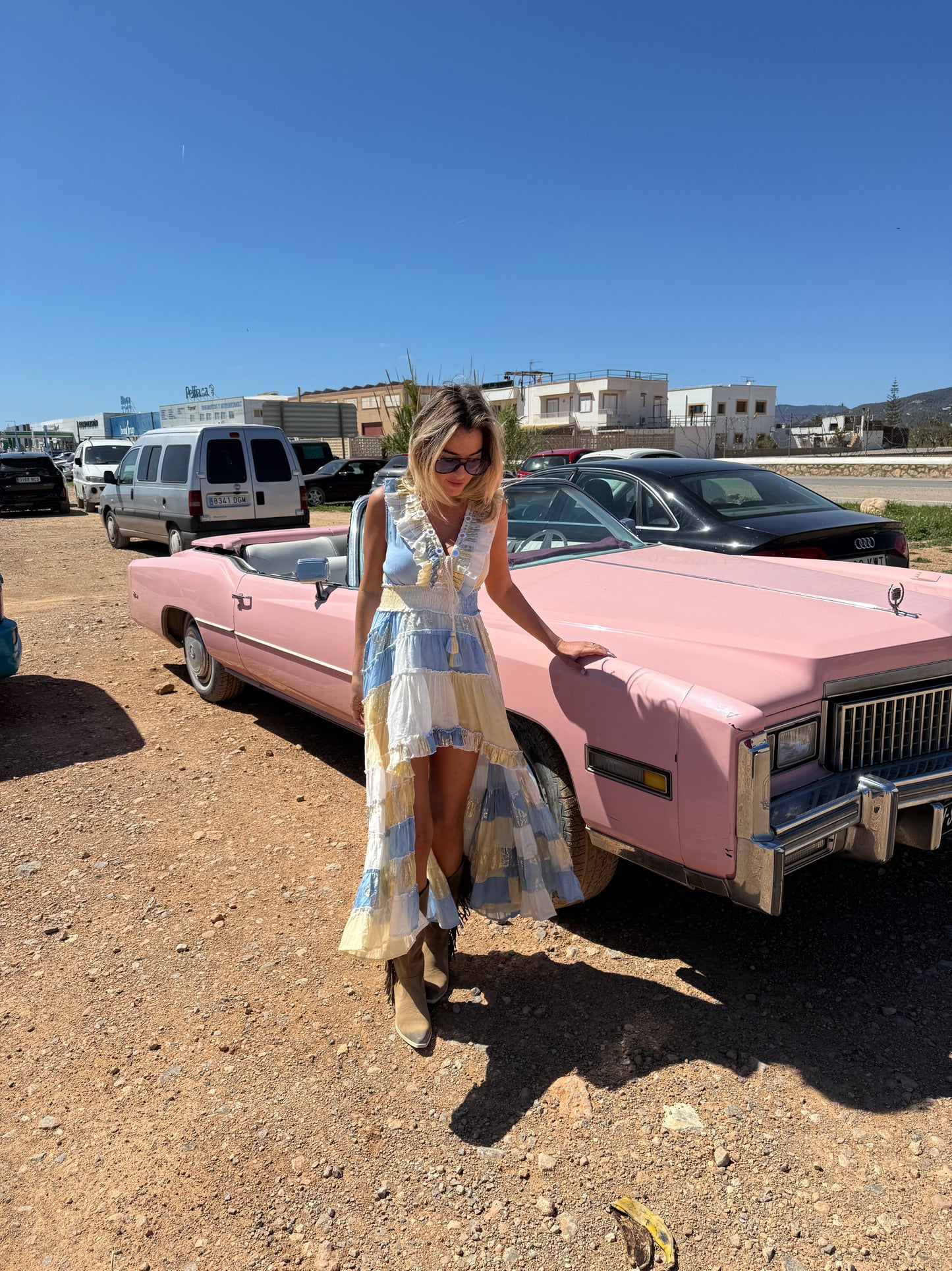 Lemon love Boho Dress