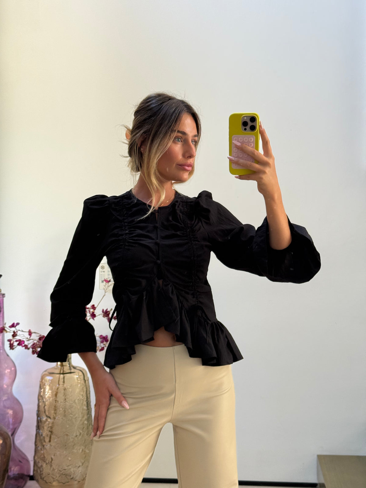 Dolly Blouse Black