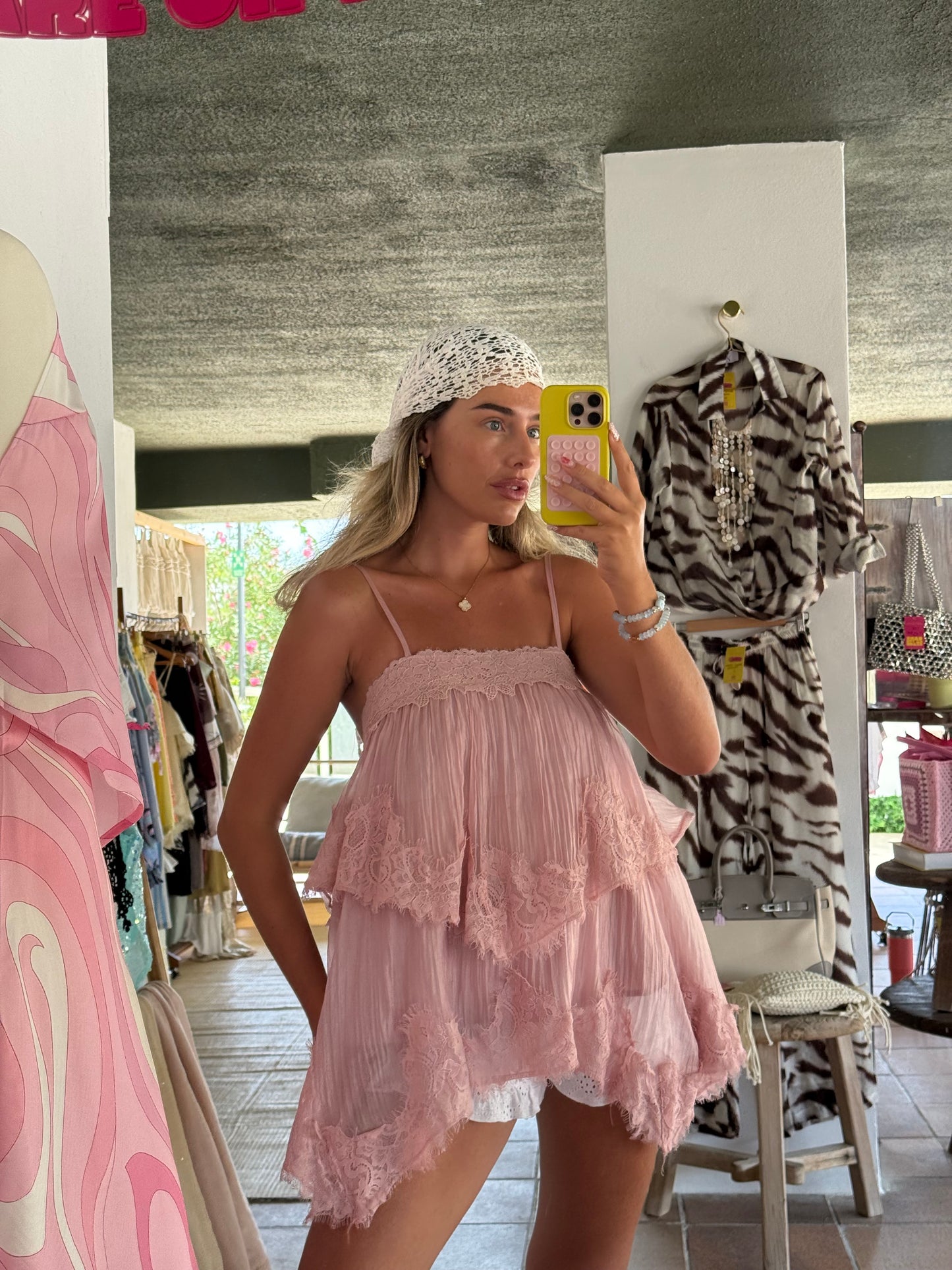 Georgie Lace Pink