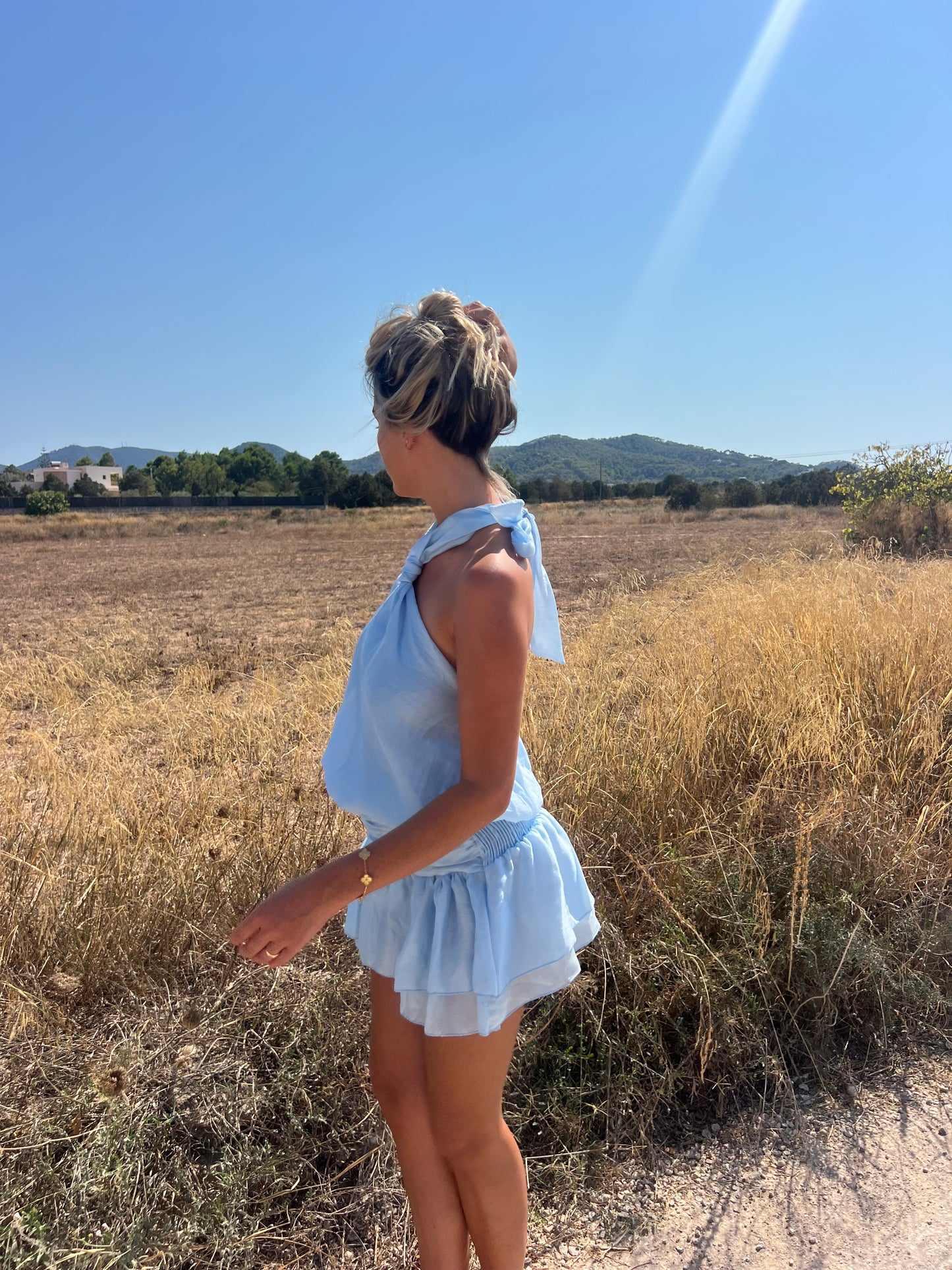 Cannes Mini Dress -Azul