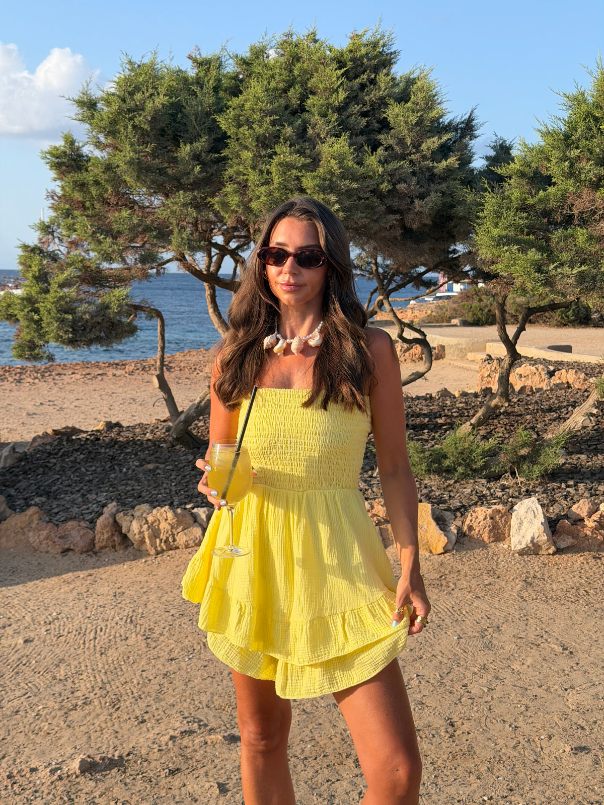 CALA Playsuit in Yellow