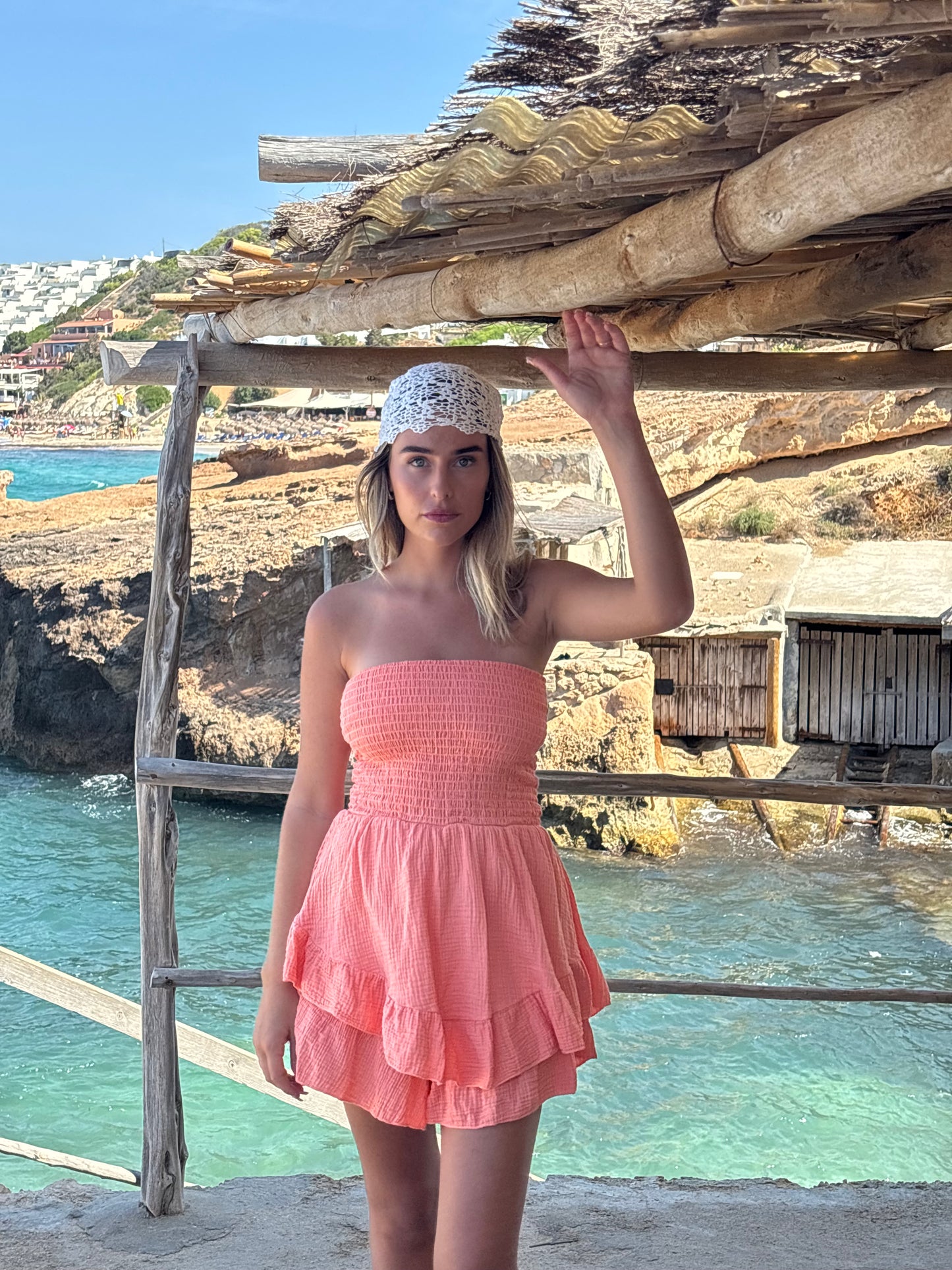 CALA Playsuit in Tangerine