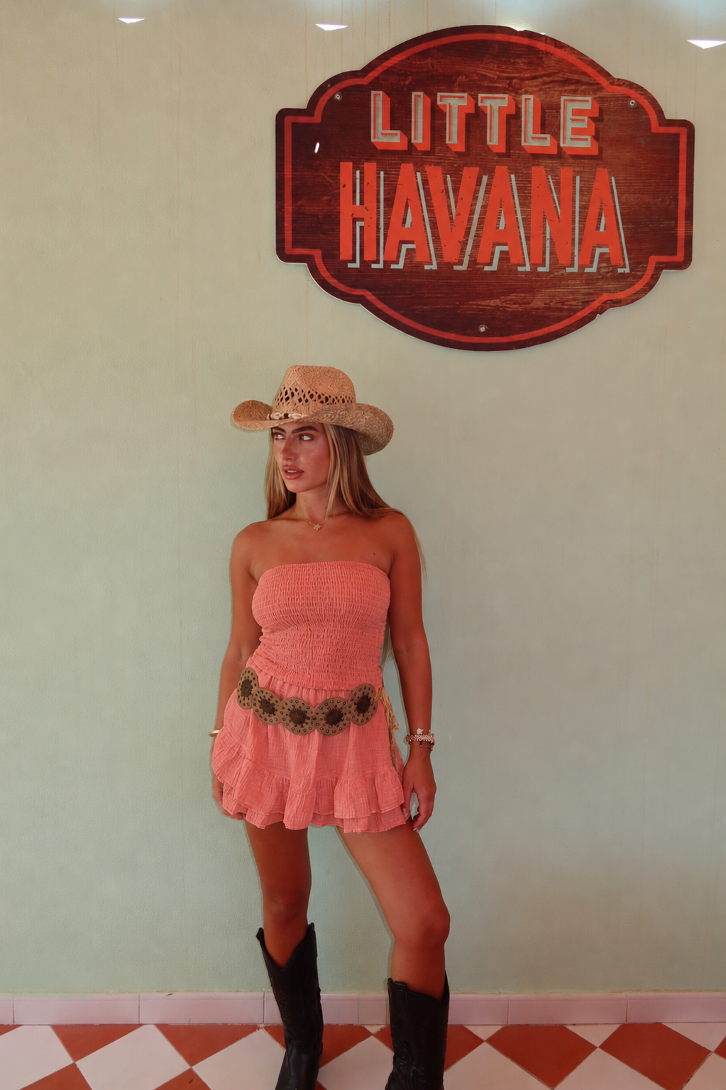CALA Playsuit in Tangerine