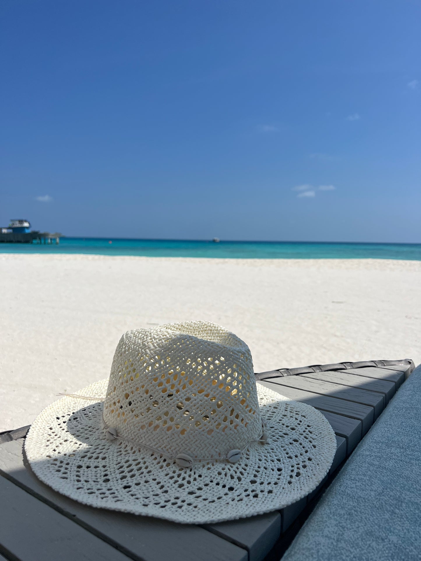 Cream Raffia Cowboy Hat